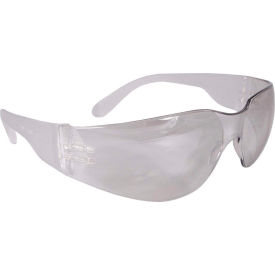 Mirage Frameless Safety Glasses, Anti-Fog Lens, Clear Frame