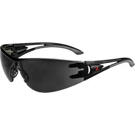 OP1020ID Optima Half Frame Safety Glasses, Smoke Lens, Smoke Frame