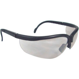JR0190ID Journey Half Frame Safety Glasses, I/O Lens, Black Frame