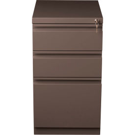 20" Deep Box/Box/File Mobile Pedestal - Medium Tone