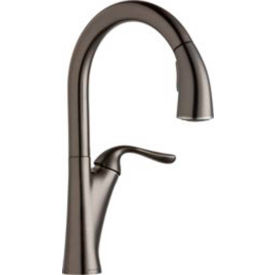 Elkay LKHA4031AS Harmony Pull-Down Kitchen Faucet - Antique Steel - Single Lever Handle