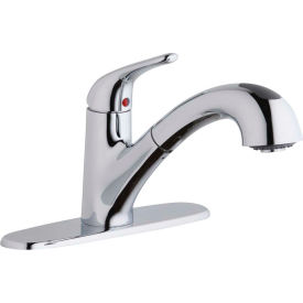Elkay LK5000CR Everyday Pull-Out Kitchen Faucet, Chrome, Single Lever Handle