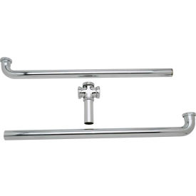 Elkay LK60 Chrome Continuous Waste Drain for 3 Compartment Sink