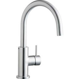 Elkay Allure Kitchen Faucet, Satin Stainless Steel, Single Lever Handle