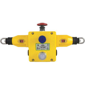 IDEM GLHD Rope Pull Switch W/LED, 4NC 2NO, 110/120v, Die Cast