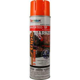 3-Series Street & Utility Marking Paint 20 oz. Red/Orange Fluorescent 20-358, 12/Case