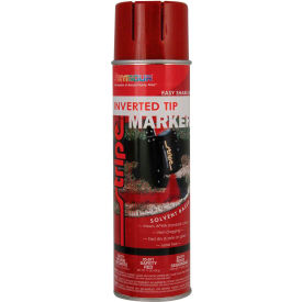 Solvent Base Street & Utility Marking Paint 20 oz. Safety Red, 12/Case