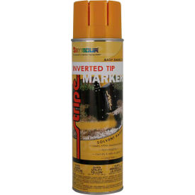 Solvent Base Street & Utility Marking Paint 20 oz. Utility Yellow 20-978, 12/Case