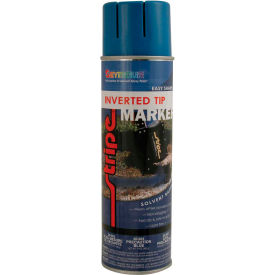 Solvent Base Street & Utility Marking Paint 20 oz. Precaution Blue 20-953, 12/Case
