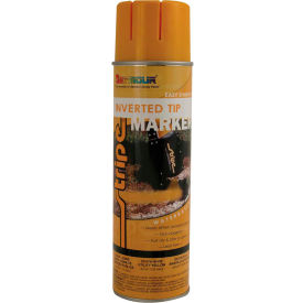 Waterbase Street & Utility Marking Paint 20 oz. Utility Yellow 20-678, 12/Case