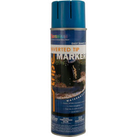 Waterbase Street & Utility Marking Paint 20 oz. Precaution Blue 20-653, 12/Case