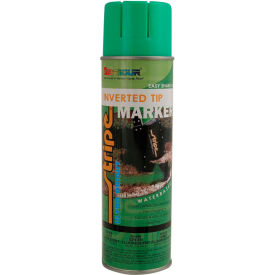 Waterbase Street & Utility Marking Paint 20 oz. Green Fluorescent 20-668, 12/Case
