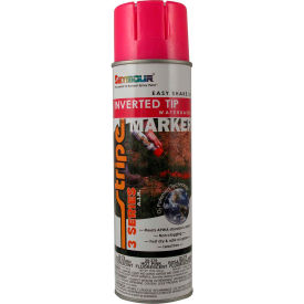 3-Series Street & Utility Marking Paint 20 oz. Pink Fluorescent 20-379, 12/Case
