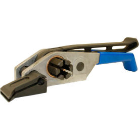 Light Duty Pusher Tensioner for 3/8-3/4" Strap Width, Black/Blue/Silver