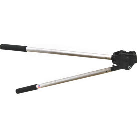 Heavy Duty Side Action Double Notch Sealers for 1" Strap Width, Black/Silver