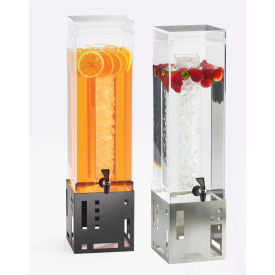 Squared Beverage Dispenser 3 Gallon 7-1/2"W x 9-1/2"D x 26-3/4"H Black Base