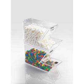 Stackable Topping Dispenser with Notch 4"W x 11"D x 7"H