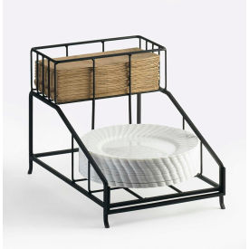 Iron Napkin and Plate Display 9-1/2"W x 14"D x 10"H