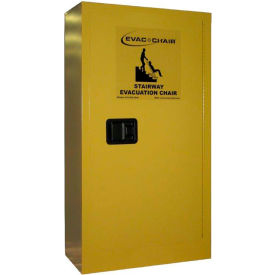 314 Metal Storage Cabinet, 29.7"W x 16.2"D x 50"H, Yellow