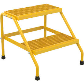 Aluminum Yellow Step Stand - 2 Step