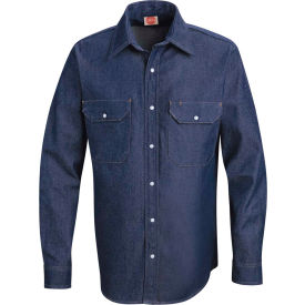 Men's Deluxe Denim Shirt Long-M