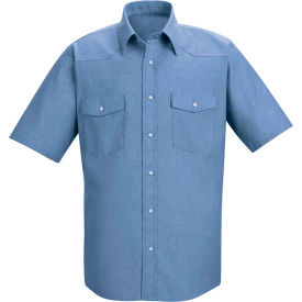 Men's Short Sleeve Deluxe Western Style Shirt Size M
