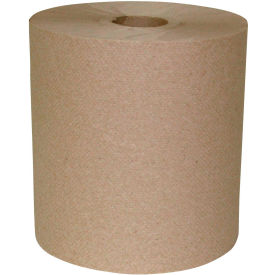 1-Ply Hard Wound Roll Towel Natural, 800', 6 Rolls/Case
