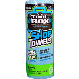 Z400 Blue Shop Towel Small Roll, 55 Sheets/Roll, 30 Rolls/Case 54400