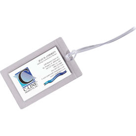 Super Heavyweight Cleer Adheer Luggage Tag, w/Straps, 10/PK (Set of 5 PK)