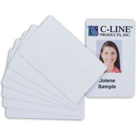 Graphics Quality Video Grade PVC Card, White, 100/PK