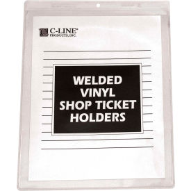 Vinyl Shop Ticket Holder, Both Sides Clear, 9 x 12, 50/BX