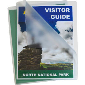 Deluxe Non-Glare Vinyl Project Folders, 11 x 8 1/2, 50/BX