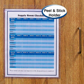 Self-Adhesive Shop Ticket Holder, 9 x 12, 50/BX