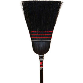Warehouse Black Corn Broom 6/Case - 6119-6