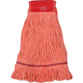 Large MaxiClean Loop-End Mop 5" Band, Orange 12/Case