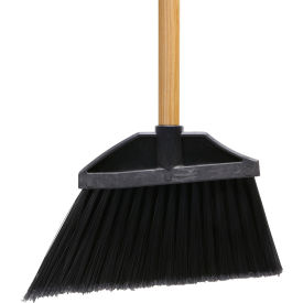 Small Institutional Angle Broom 48" Wood Handle 12/Case - 6404-WLNS