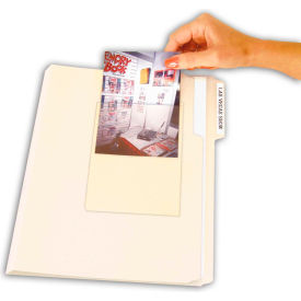 Peel & Stick Photo Holders, Clear, 4" x 6", 10 Holders/Pack, 5 Packs/Set