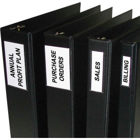 Self-Adhesive Binder Labels, 2-3 Inch Binders, 2-5/16" x 3-5/8", 12/PK (Set of 5 PK)
