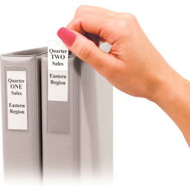 Self-Adhesive Binder Labels, 1 1/2 Inch Binders, 3/4 x 2 1/2, 12/PK (Set of 5 PK)