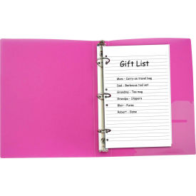 Mini Size Filler Paper, White, 50 Filler Paper/Pack, 48 Packs/Set