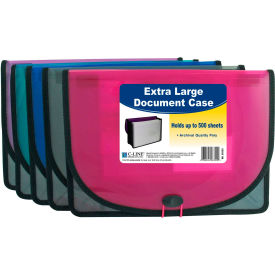 Extra Large Document Case, Stitched, Assorted Color - 24/Set