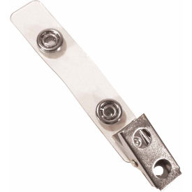 Badge Holder Adaptor, w/Bulldog Clip, 25 Holders, 5 Packs