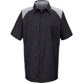 Men's Motorsports Shirt Short Sleeve M Silver/Black