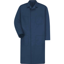 Men's Shop Coat Long Sleeve Regular-46 Navy