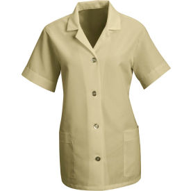 Red Kap Women's Smock Loose Fit Short Sleeve Tan L - TP23