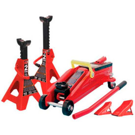 Trolley Jack W/ Jack Stands, 2 Ton