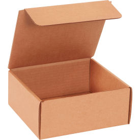 Corrugated Literature Mailers, 7-1/2"L x 7"W x 3-1/4"H, Kraft