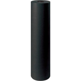 Colored Kraft Paper, 50 lbs., 36"W x 720'L, Black, 1 Roll