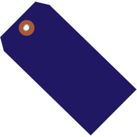 Plastic Shipping Tag #8 6-1/4"L x 3-1/8"W, Blue, 100/Pack