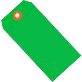 Self Laminating Tag #8 6-1/4"L x 3-1/8"W, Green, 100/Pack